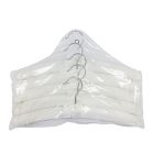 Alternate image 2 for Squared Away&trade; Satin Padded Hangers in Natural (Set of 5)