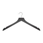 Alternate image 1 for Squared Away&trade; Wood Hangers in Mahogany (Set of 5)