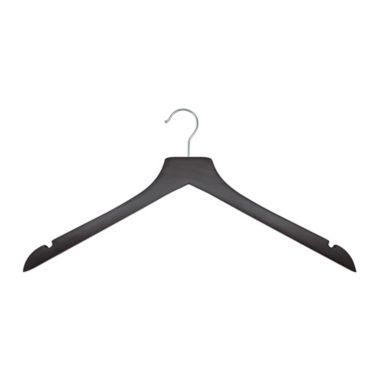 Squared Away&trade; Wood Hangers in Mahogany (Set of 5). View a larger version of this product image.