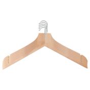 Squared Away&trade; Wood Hangers in Blonde (Set of 5)