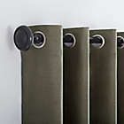 Alternate image 1 for Sun Zero&reg; Duran Thermal Insulated Blackout 63-Inch Curtain Panel in Olive Green (Single)
