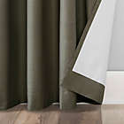 Alternate image 2 for Sun Zero&reg; Duran Thermal Insulated Blackout 63-Inch Curtain Panel in Olive Green (Single)