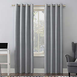 Sun Zero® Duran Thermal Insulated Blackout 84-Inch Curtain Panel in Silver Gray (Single)