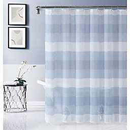 Dainty Home Chelsea 70-Inch x 72-Inch Shower Curtain in Blue