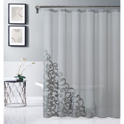 Dainty Home Natalie 70 Inch X 72, 70 X 70 Shower Curtain