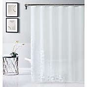 Dainty Home Natalie 70-Inch x 72-Inch Shower Curtain in White
