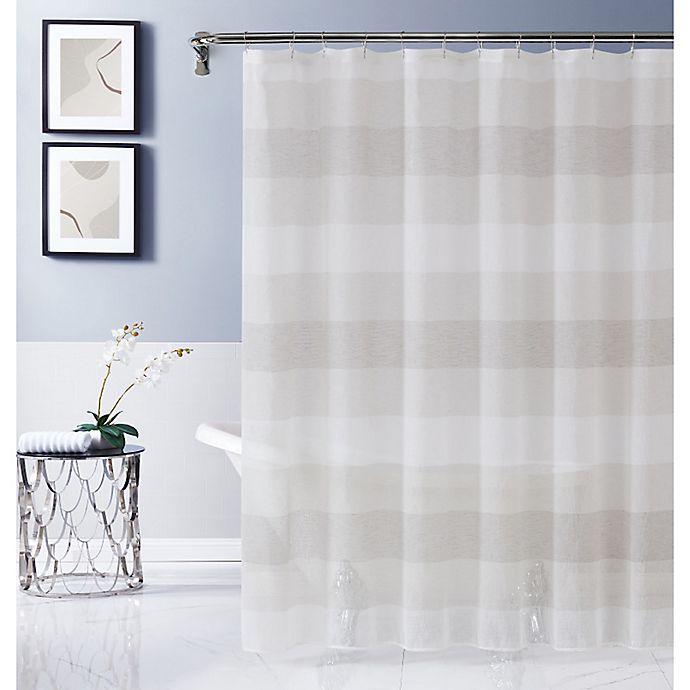 Dainty Home Chelsea 70 Inch X 72, Sheer Shower Curtain