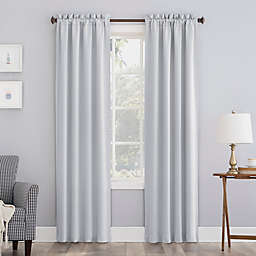 Sun Zero® Mariah Energy Saving Room Darkening 95-Inch Curtain Panel in White (Single)