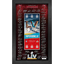 NFL Tampa Bay Buccaneers Super Bowl LV Champions Signature Ticket Frame