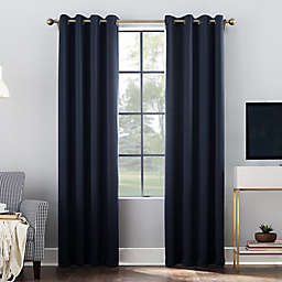 Sun Zero® Oslo Extreme Total Blackout 108-Inch Grommet Curtain Panel in Navy (Single)