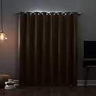 Alternate image 7 for Sun Zero&reg; Oslo Extreme Total Blackout 108-Inch Grommet Curtain Panel in Taupe (Single)