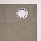 Alternate image 3 for Sun Zero&reg; Oslo Extreme Total Blackout 54-Inch Grommet Curtain Panel in Taupe (Single)