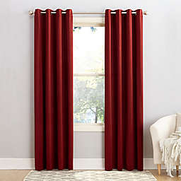 Sun Zero® Bella Room Darkening 54-Inch Grommet Curtain Panel in Brick Red (Single)