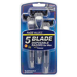 Harmon® Face Values® 3-Count 5-Blade Disposable Razor for Men