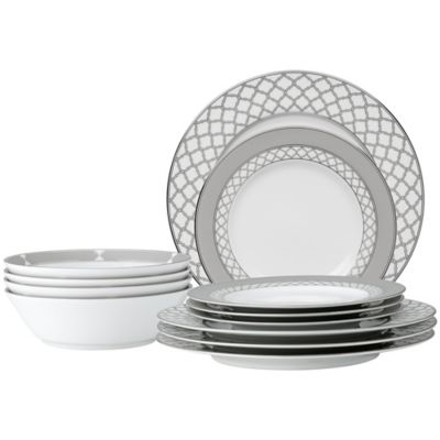 Noritake&reg; Eternal Palace 12-Piece Dinnerware Set in White
