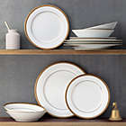 Alternate image 2 for Noritake&reg; Charlotta 12-Piece Dinnerware Set in White/Gold