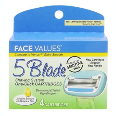 Harmon&reg; Face Values&trade; 4-Count 5-Blade Disposable Razors for Women. View a larger version of this product image.