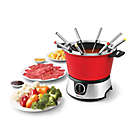 Alternate image 1 for Starfrit&reg; The ROCK Electric Fondue Set in Red
