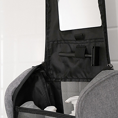 Simply Essential&trade; Hanging Toiletry Bag in Grey. View a larger version of this product image.