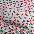 Alternate image 2 for Kute Kids Fire Trucks Standard/Queen Pillowcases in Red (Set of 2)