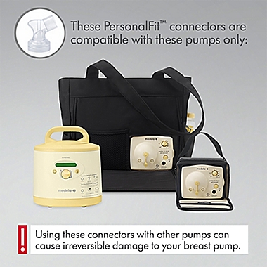 Medela&reg; PersonalFit&trade; Connectors 2-Pack. View a larger version of this product image.