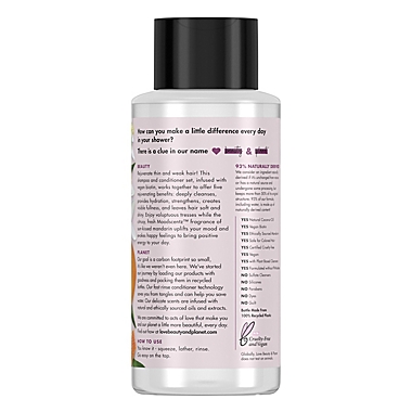 Love Beauty and Planet 13.5 fl. oz. Vegan Biotin &amp; Sun-Kissed Mandarin Shampoo. View a larger version of this product image.