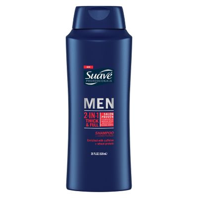 Suave&reg; 28 oz. Men 2-in-1 Thick &amp; Full Shampoo and Conditioner