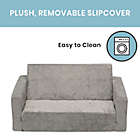 Alternate image 4 for Serta Perfect Sleeper Wide Convertible Sofa to Lounger in Grey