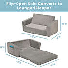 Alternate image 5 for Serta Perfect Sleeper Wide Convertible Sofa to Lounger