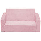 Alternate image 8 for Serta Perfect Sleeper Wide Convertible Sofa to Lounger in Pink
