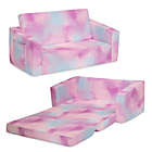 Alternate image 0 for Delta Children&reg; Cozee Flip-Out 2-in-1 Convertible Sofa to Lounger in Pink Tie Dye