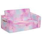 Alternate image 6 for Delta Children&reg; Cozee Flip-Out 2-in-1 Convertible Sofa to Lounger in Pink Tie Dye