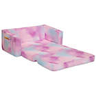 Alternate image 7 for Delta Children&reg; Cozee Flip-Out 2-in-1 Convertible Sofa to Lounger in Pink Tie Dye