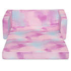 Alternate image 8 for Delta Children&reg; Cozee Flip-Out 2-in-1 Convertible Sofa to Lounger in Pink Tie Dye