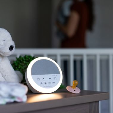 Yogasleep&trade; Nod Sound Machine and Night Light in White. View a larger version of this product image.
