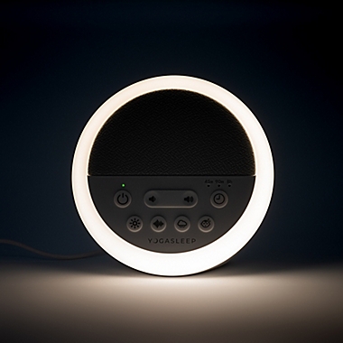 Yogasleep&trade; Nod Sound Machine and Night Light in White. View a larger version of this product image.