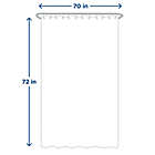 Alternate image 7 for Simply Essential&trade; 70-Inch x 72-Inch Heavyweight PEVA Shower Curtain Liner in White