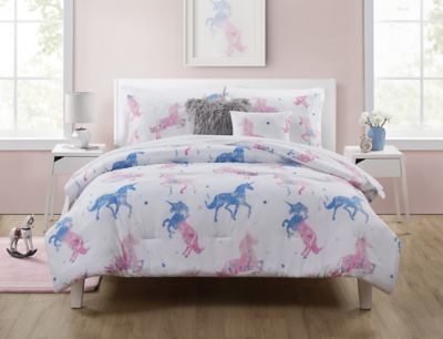 Lullaby Bedding Unicorn Comforter Set, Lullaby Bedding Unicorn Cotton Percale Duvet Cover Set