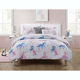 Olivia & Finn Unicorn Comforter Set in Pink/Blue