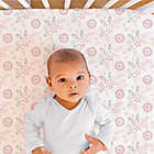 Alternate image 2 for The Peanutshell&trade; 4-Pack Woodland Floral Microfiber Fitted Crib Sheets