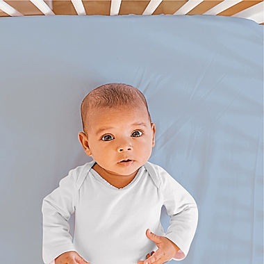The Peanutshell&trade; 4-Pack Nautical Microfiber Fitted Crib Sheets. View a larger version of this product image.