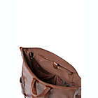 Alternate image 4 for Freshly Picked Minimal Croc Backpack Diaper Bag in Chocolate