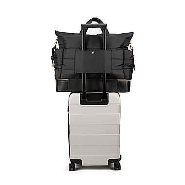 Itzy Ritzy&reg; Dream Weekender&trade; Hospital &amp; Travel Bag in Midnight Black. View a larger version of this product image.
