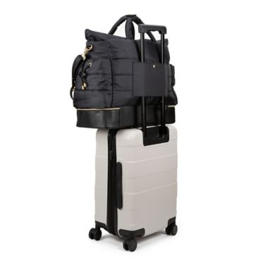 Itzy Ritzy&reg; Dream Weekender&trade; Hospital &amp; Travel Bag in Midnight Black. View a larger version of this product image.