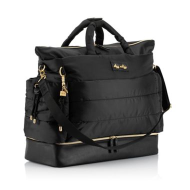 Itzy Ritzy&reg; Dream Weekender&trade; Hospital &amp; Travel Bag in Midnight Black. View a larger version of this product image.