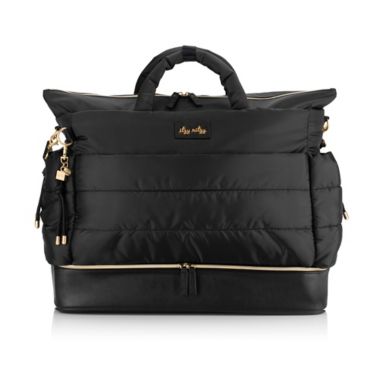 Itzy Ritzy&reg; Dream Weekender&trade; Hospital &amp; Travel Bag in Midnight Black. View a larger version of this product image.