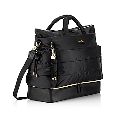 Itzy Ritzy&reg; Weekender Hospital &amp; Travel Bag in Midnight Black. View a larger version of this product image.