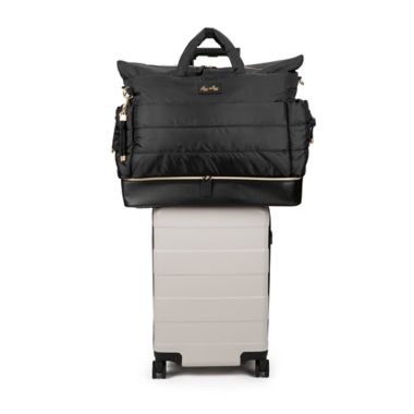Itzy Ritzy&reg; Dream Weekender&trade; Hospital &amp; Travel Bag in Midnight Black. View a larger version of this product image.