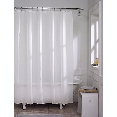 Simply Essential&trade; 70-Inch x 72-Inch Medium Weight PEVA Shower Curtain Liner in Frost. View a larger version of this product image.