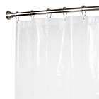Alternate image 2 for Simply Essential&trade; 70-Inch x 72-Inch Medium Weight  Clear PEVA Shower Curtain Liner